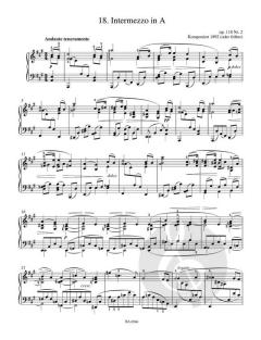 Leichte Klavierstücke und Tänze von Johannes Brahms im Alle Noten Shop kaufen