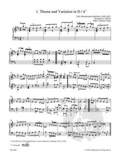 Leichte Klavierstücke und Tänze von Felix Mendelssohn Bartholdy im Alle Noten Shop kaufen