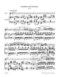 Introduktion und Variationen von Friedrich Kuhlau 