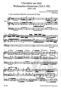 Chorsätze aus dem Weihnachts-Oratorium Teil I-3 BWV 248 von Johann Sebastian Bach (Download) 