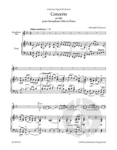 Konzert Es-Dur op. 109 von Alexander Glasunow (Download) 
