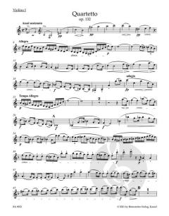 Streichquartett a-Moll op. 132 von Ludwig van Beethoven im Alle Noten Shop kaufen (Stimmensatz)