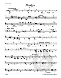 Streichquartett a-Moll op. 132 von Ludwig van Beethoven im Alle Noten Shop kaufen (Stimmensatz)