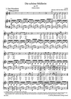 Die schöne Müllerin op. 25 von Franz Schubert 