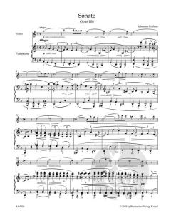 Sonate für Violine und Klavier d-Moll op. 108 von Johannes Brahms (Download) 