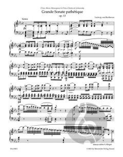 Grande Sonate pathetique in c-Moll op. 13 von Ludwig van Beethoven 
