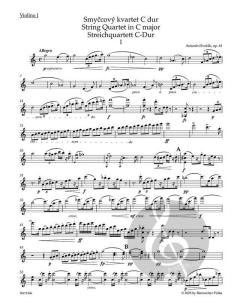 Streichquartett Nr. 11 C-Dur op. 61 von Antonín Dvořák 