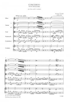 Konzert C-Dur PV 41 für Oboe, Streichorchester und Bc. im Alle Noten Shop kaufen (Partitur)