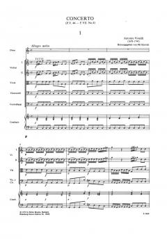 Konzert C-Dur PV 44 von Antonio Vivaldi für Oboe, Streichorchester und Bc. im Alle Noten Shop kaufen (Partitur)