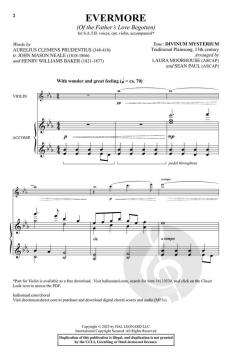 Evermore (of The Father's Love Begotten) (Download) 