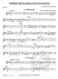 3 Renaissance Dances (Download) 