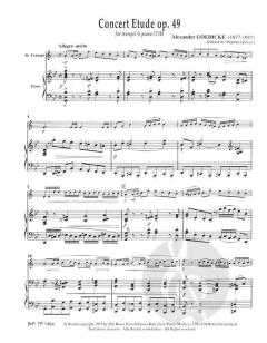 Concert Etude op. 49 von Alexander Goedicke 