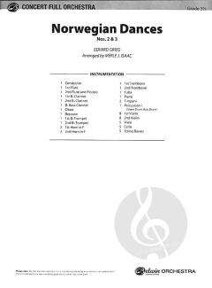 Norwegian Dances No. 2 & 3 von Edvard Grieg (Download) 