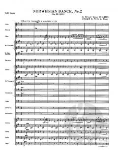 Norwegian Dances No. 2 & 3 von Edvard Grieg (Download) 