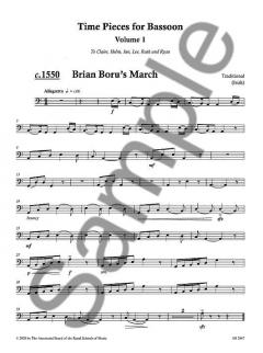 Time Pieces For Bassoon Vol. 1 (Ian Denley) 