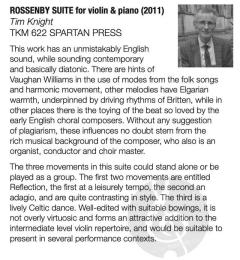 Rossenby Suite von Tim Knight 