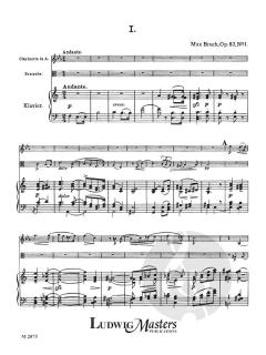8 Pieces, op. 83, Vol.1 von Max Bruch 