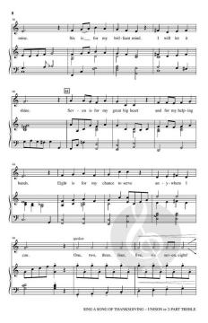 Sing a Song of Thanksgiving von Mark Hayes (Download) 