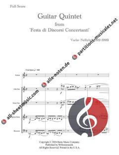 Guitar Quintet from Festa Di Discorsi Concertanti von Václav Nelhýbel 