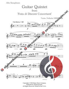 Guitar Quintet from Festa Di Discorsi Concertanti von Václav Nelhýbel 