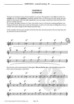 Improvising: Systematic learning Bb von Stephan Mattner (Download) 