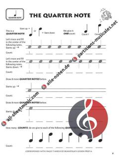 Beanstalk's Basics For Piano Theory Book Preparatory Level A von Cheryl Finn 