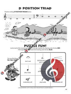 Beanstalk's Basics For Piano Theory Book Level 1 von Cheryl Finn 