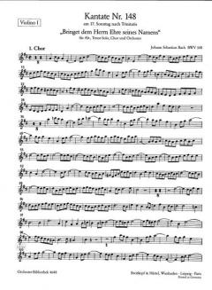 Bringet dem Herrn Ehre seines Namens von Johann Sebastian Bach 