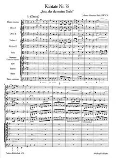 Jesu, der du meine Seele von Johann Sebastian Bach 