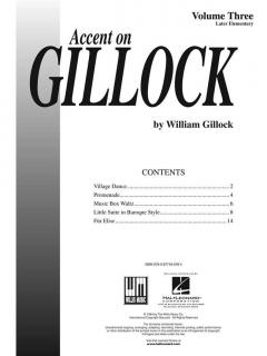 Accent On Gillock Vol. 3 