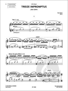 13 Impromptus von Guy Sacre 