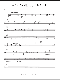 A.B.A. Symphonic March von John Cheetham (Download) 