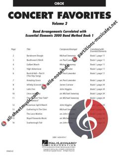 Concert Favorites Vol. 2 Oboe 