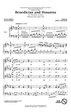 Benedictus And Hosanna (Emily Crocker) 