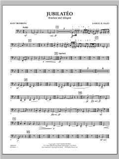 Jubilateo (Fanfare And Allegro) von Samuel R. Hazo (Download) 