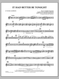 It Had Better Be Tonight von Michael Bublé (Download) 