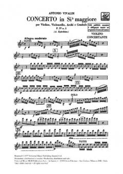 Concerto B Flat Major RV547 FIV#2 T35 (Antonio Vivaldi) 