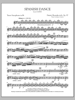 Spanish Dance von Dmitri Schostakowitsch (Download) 