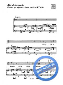 Allor Che Lo Sguardo RV 650 von Antonio Vivaldi 