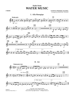 Suite from Water Music von Georg Friedrich Händel (Download) 
