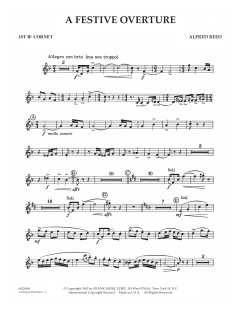 A Festive Overture von Alfred Reed (Download) 