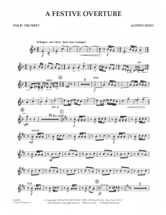 A Festive Overture von Alfred Reed (Download) 