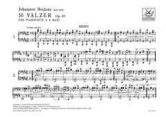 16 Walzer op. 39 von Johannes Brahms 