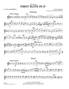 Themes from First Suite in Eb von Gustav Holst (Download) 