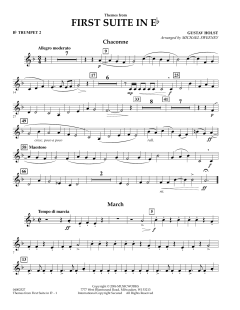 Themes from First Suite in Eb von Gustav Holst (Download) 
