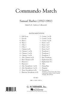 Commando March (Samuel Barber) 