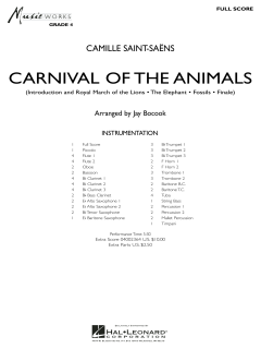 Carnival of The Animals von Camille Saint-Saëns (Download) 