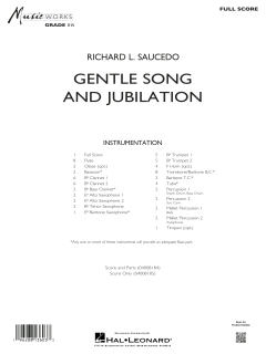 Gentle Song and Jubilation von Richard L. Saucedo (Download) 