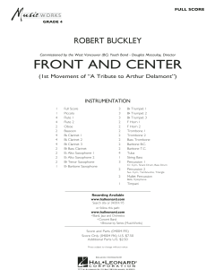 Front And Center von Robert Buckley 