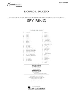 Spy Ring von Richard L. Saucedo (Download) 